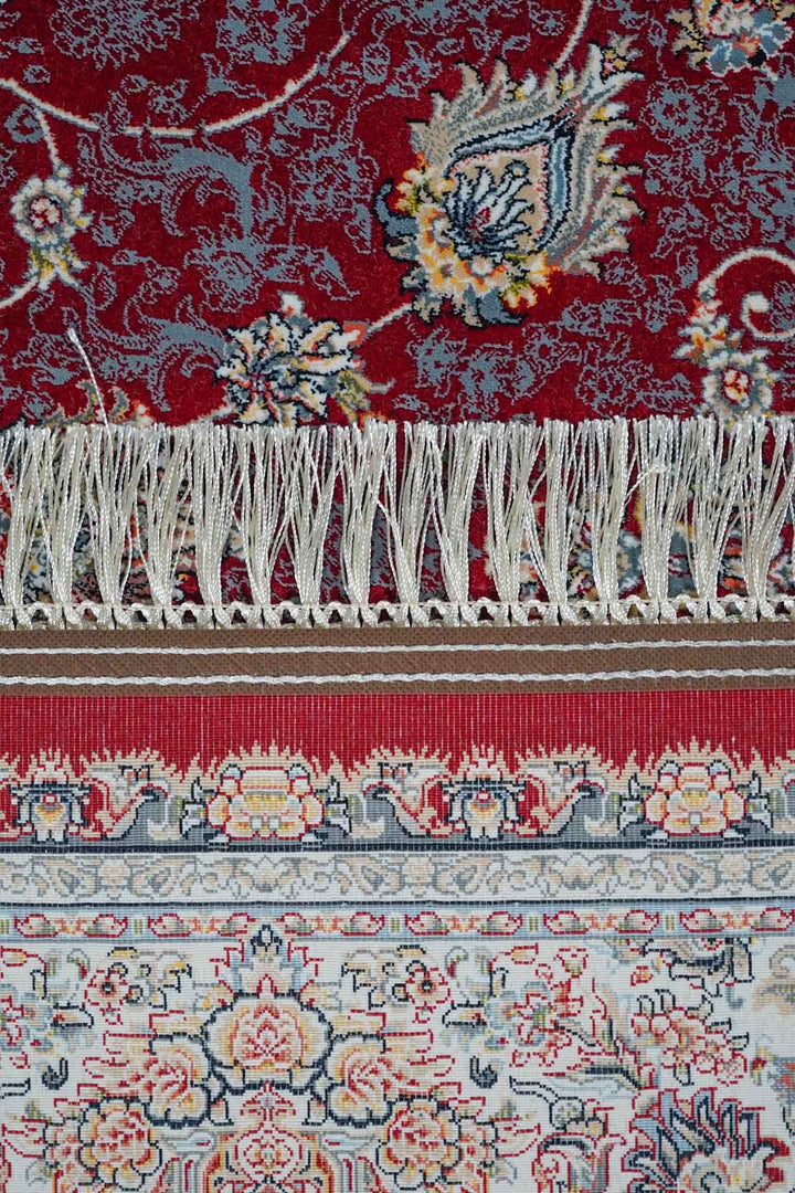 Premium Authentic Persian Rug 1200 Reeds - Red