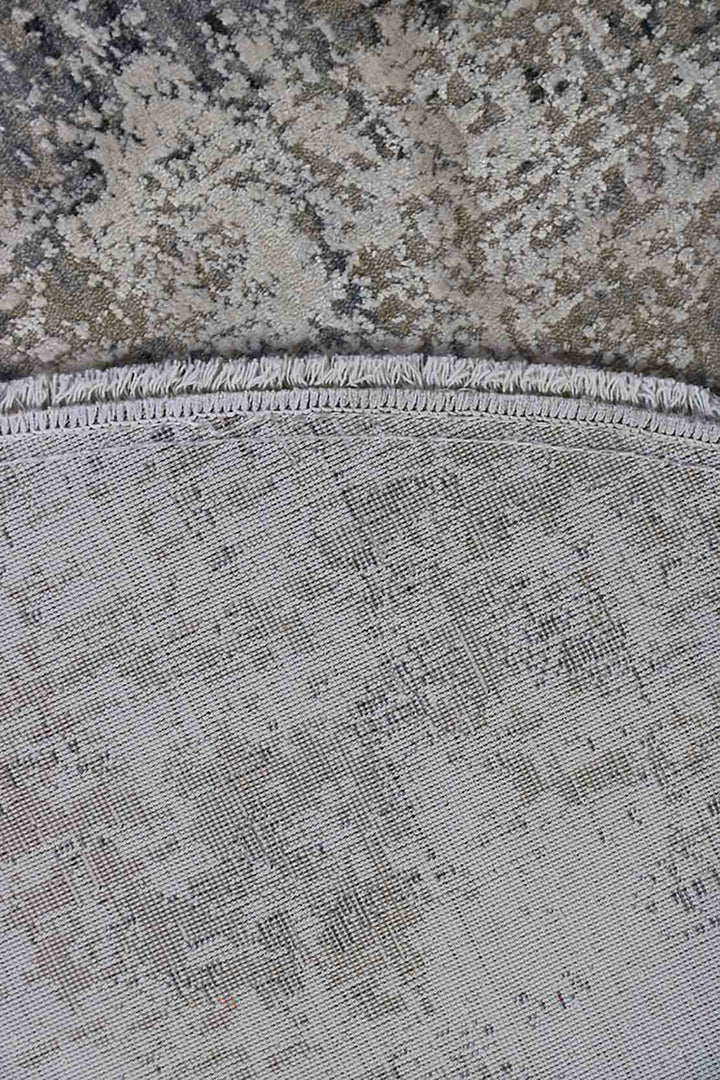 <p>Turkish Modern <strong>Elements Rug</strong>  - Gray - 5.2 x 5.2 FT</p>