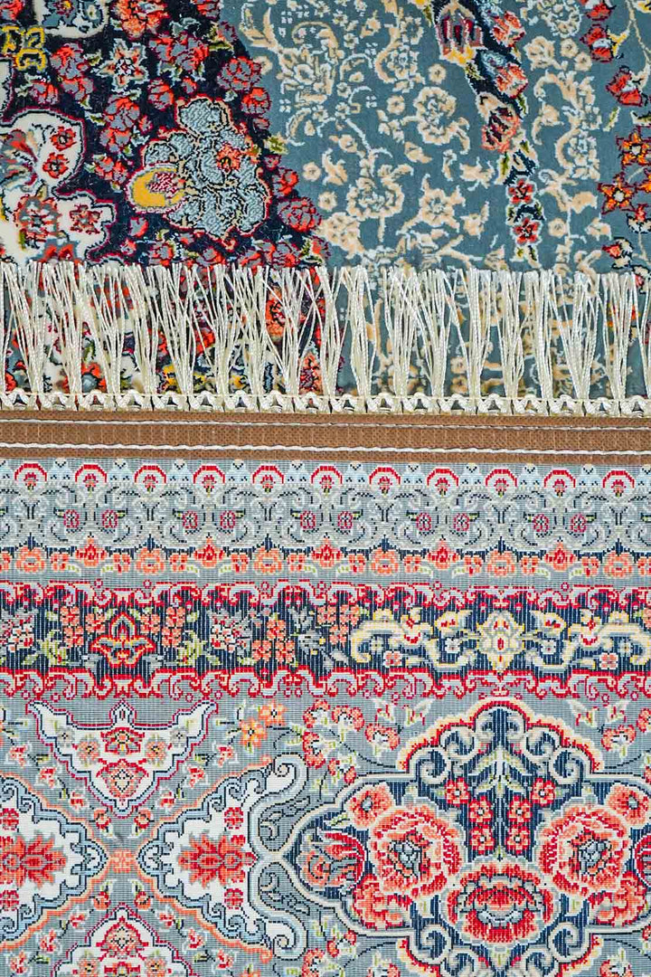 Premium Authentic Persian Rug 1200 Reeds - Gray