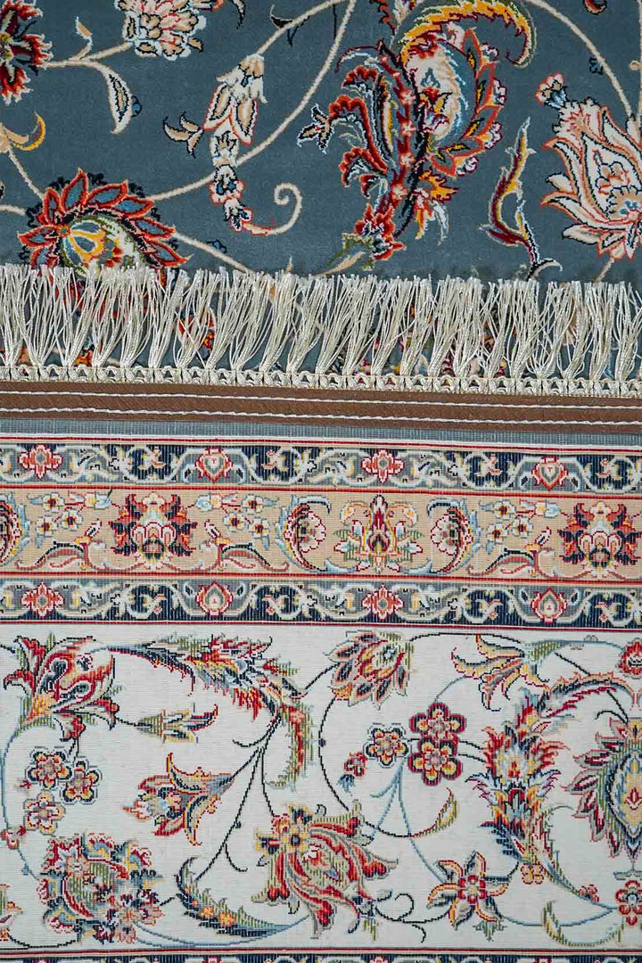 Premium Authentic Persian Rug 1200 Reeds - Gray