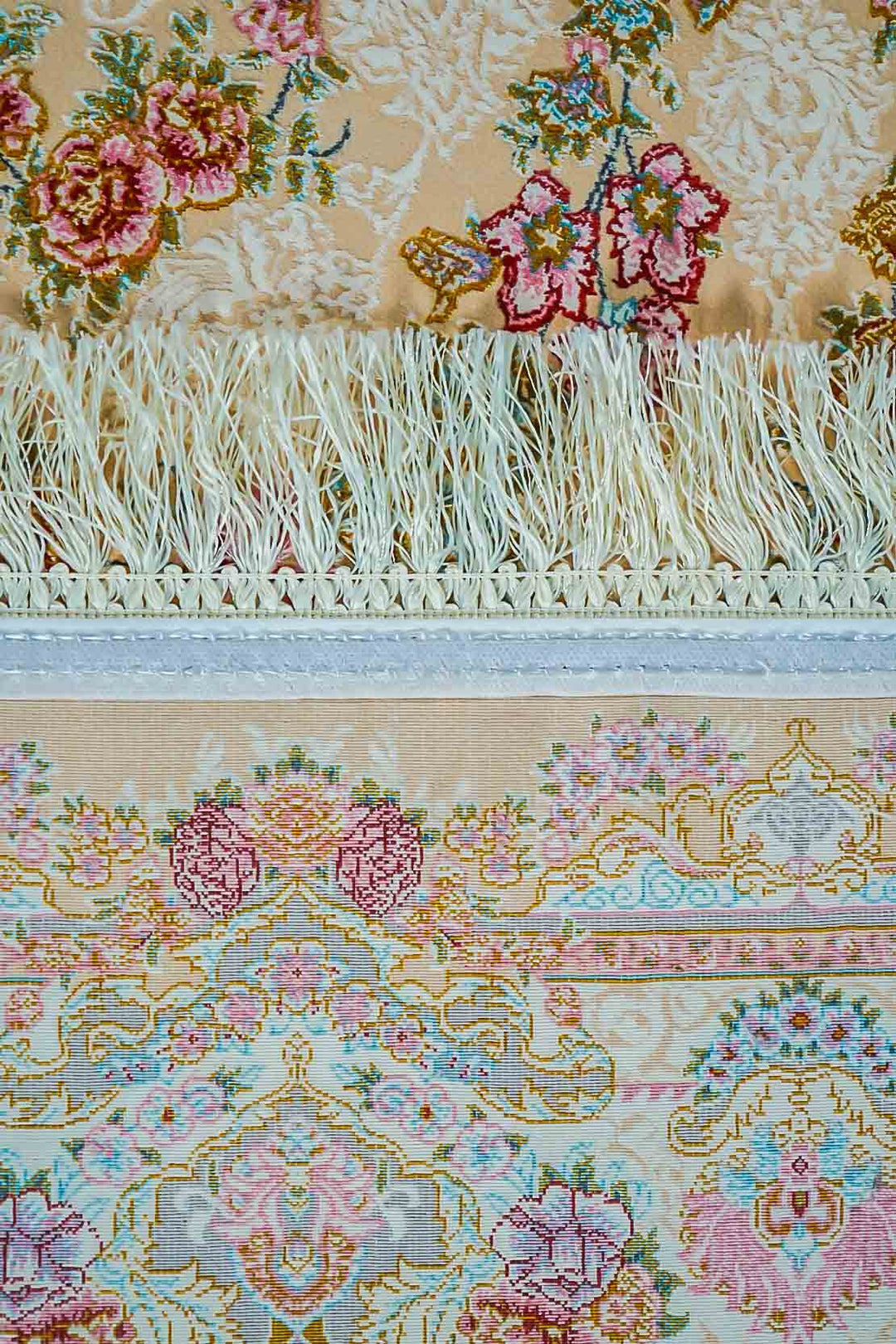 Premium Authentic Persian Rug 1200 Reeds - Cream