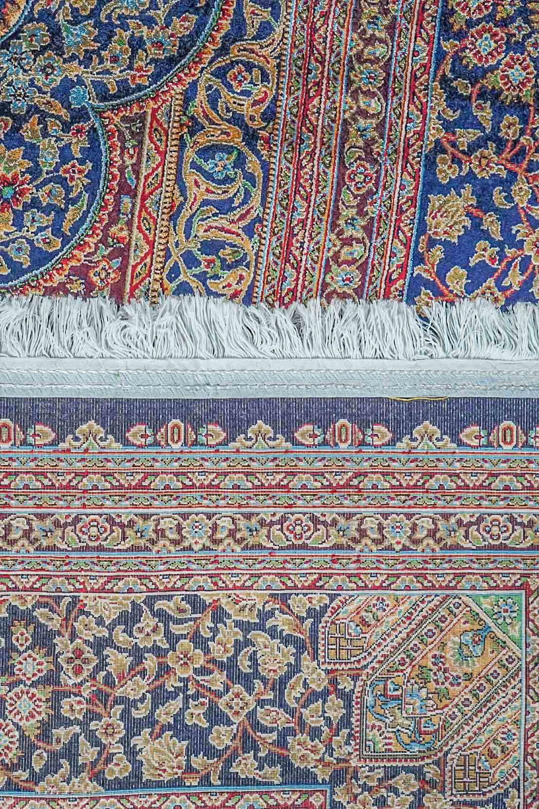 Premium Abrisham Persian Rug 1200 Reeds - Blue