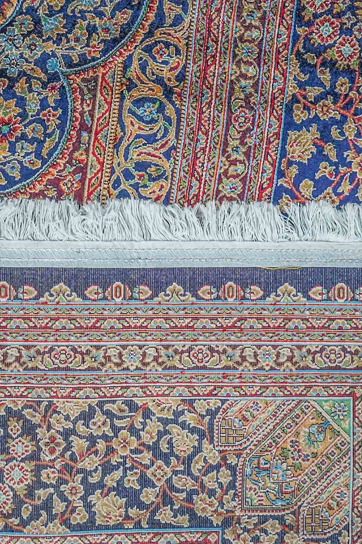 Premium Abrisham Persian Rug 1200 Reeds - Blue