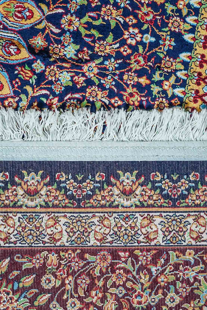Premium Abrisham Persian Rug 1200 Reeds - Blue