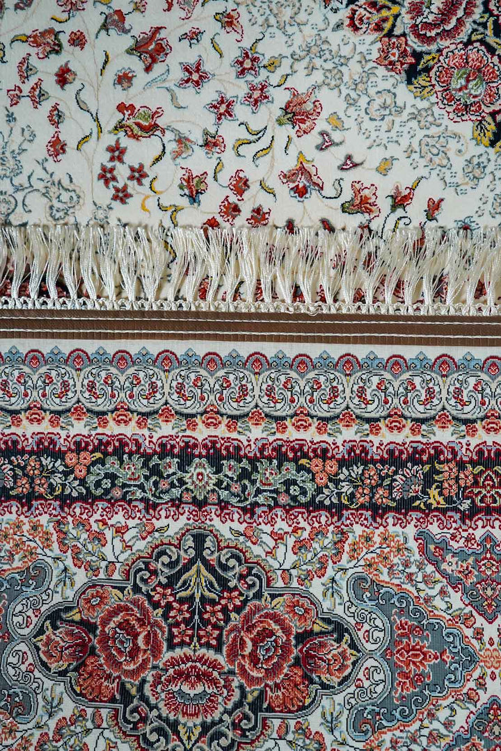 Premium Authentic Persian Rug 1200 Reeds - Cream