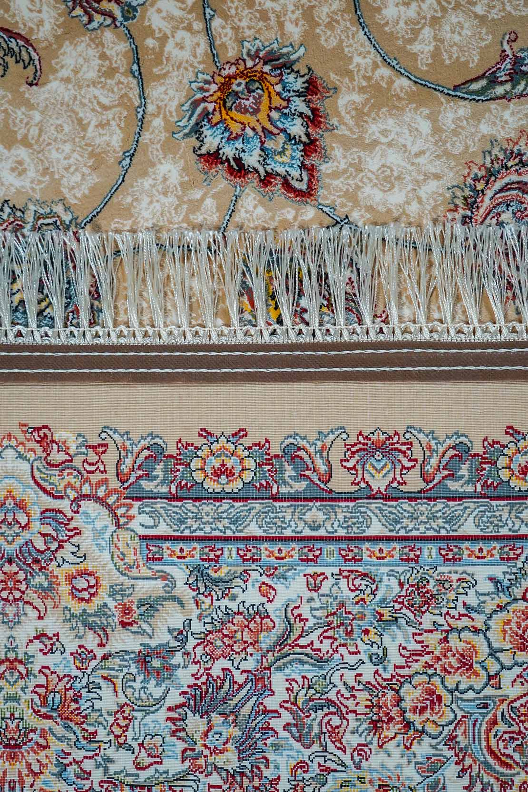 Premium Abrisham Persian Rug 1200 Reeds - Blue