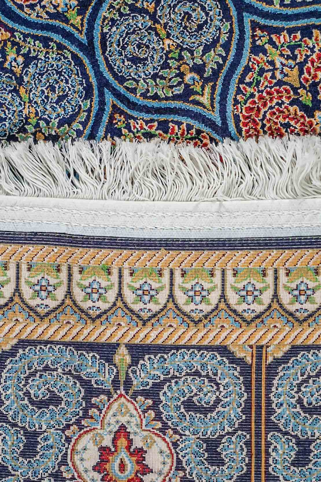Premium Abrisham Persian Rug 1200 Reeds - Blue
