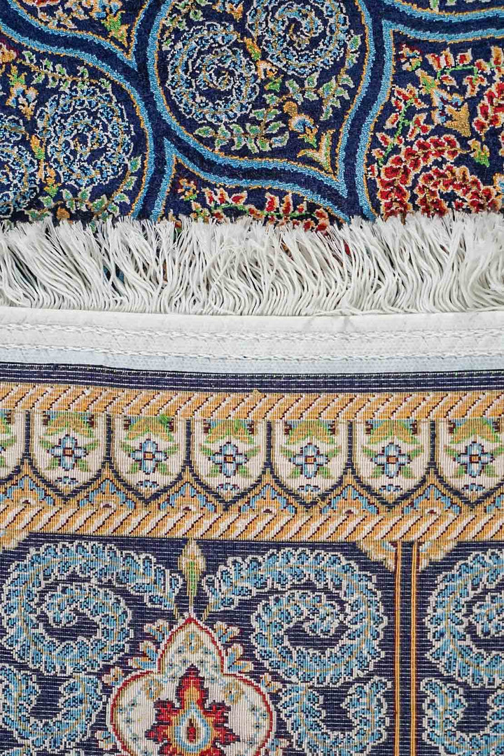 Premium Abrisham Persian Rug 1200 Reeds - Blue