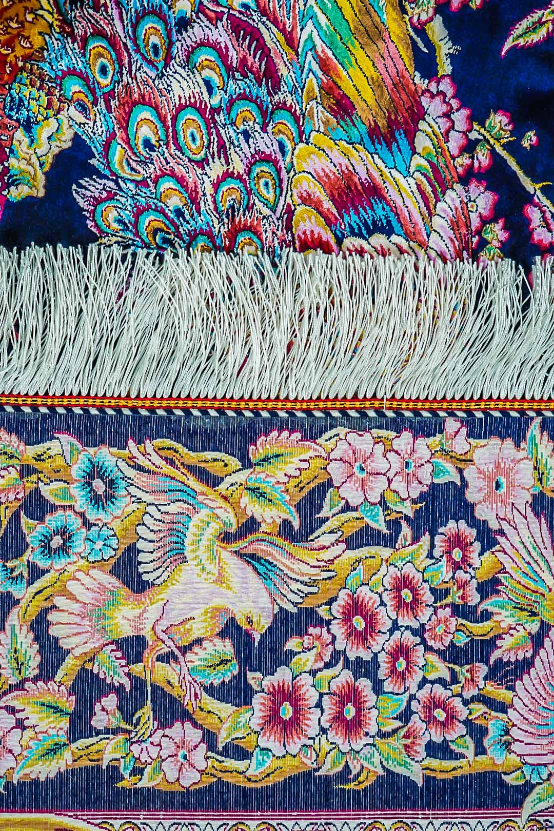 Premium Abrisham Persian Rug 1600 Reeds - Blue