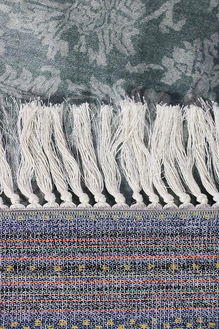 Traditional Printed Area Rug – 4 x 5.6 FT – Stylish, Durable & Anti-Slip