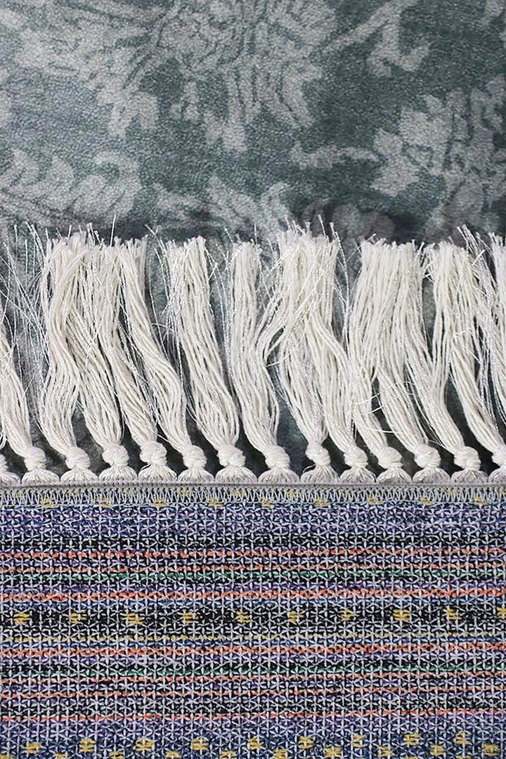 Traditional Printed Area Rug – 4 x 5.6 FT – Stylish, Durable & Anti-Slip