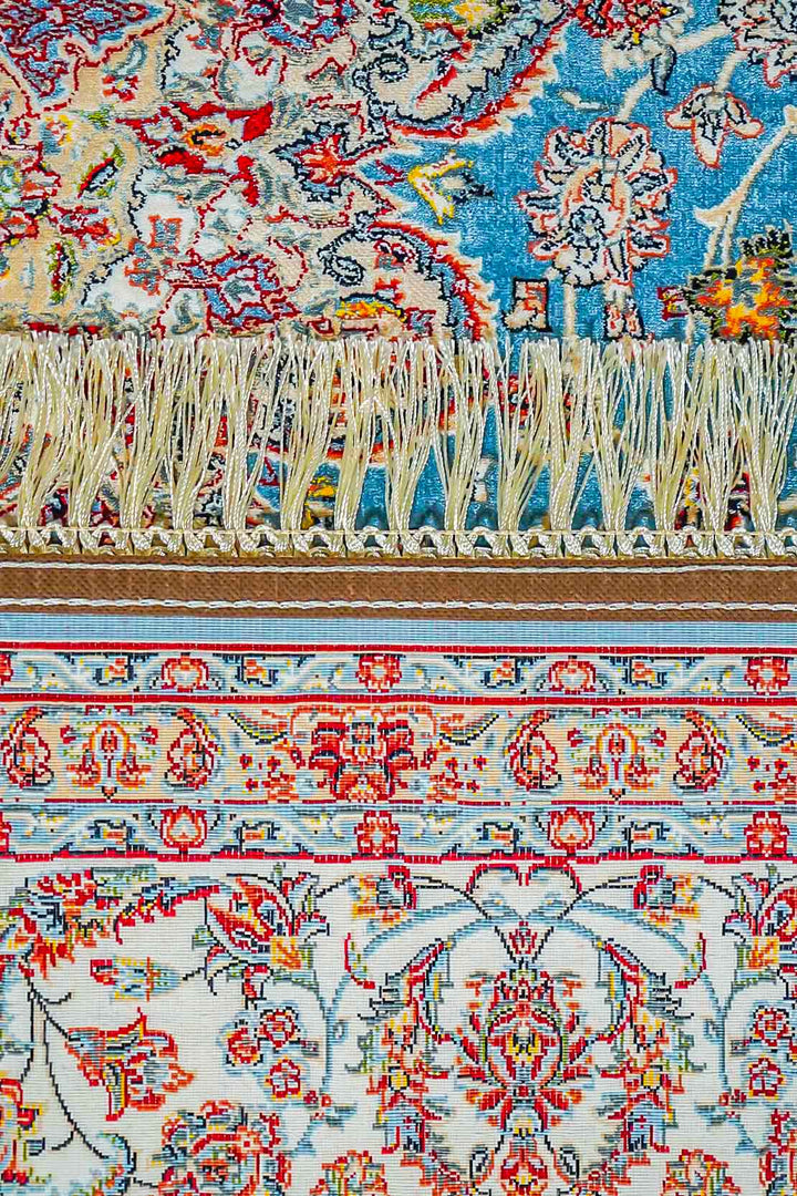 Premium Authentic Persian Rug 1200 Reeds - Blue