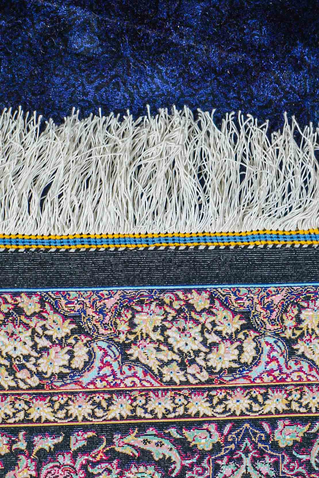 Premium Abrisham Persian Rug 1600 Reeds - Blue