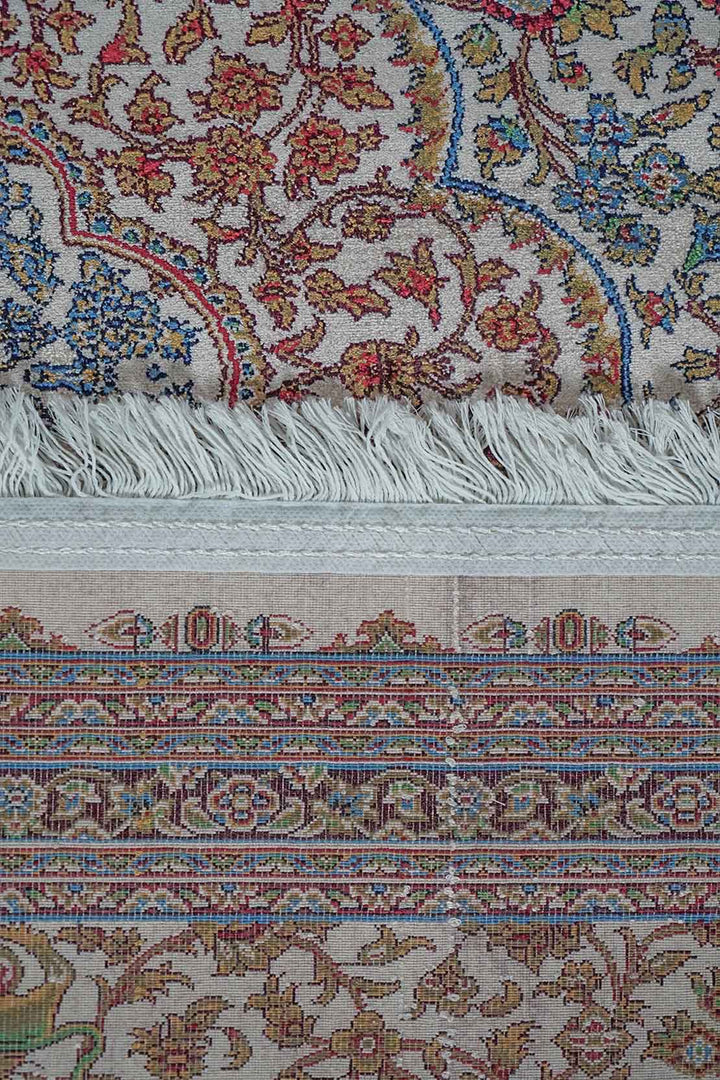 Premium Abrisham Persian Rug 1200 Reeds - Beige