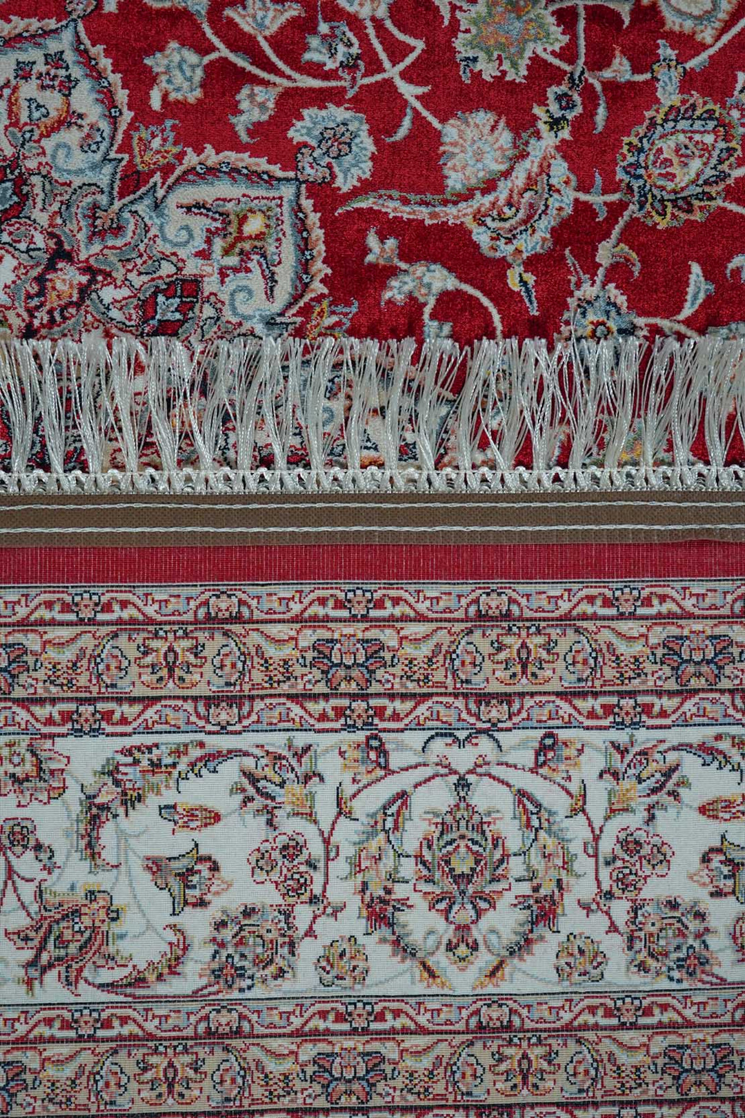 Premium Authentic Persian Rug 1200 Reeds - Red