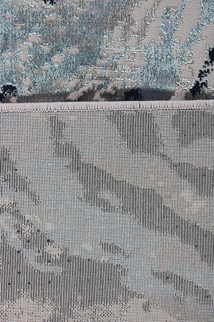 Turkish Modern <strong> Vk-Oasis</strong> Rug - Beige Blue