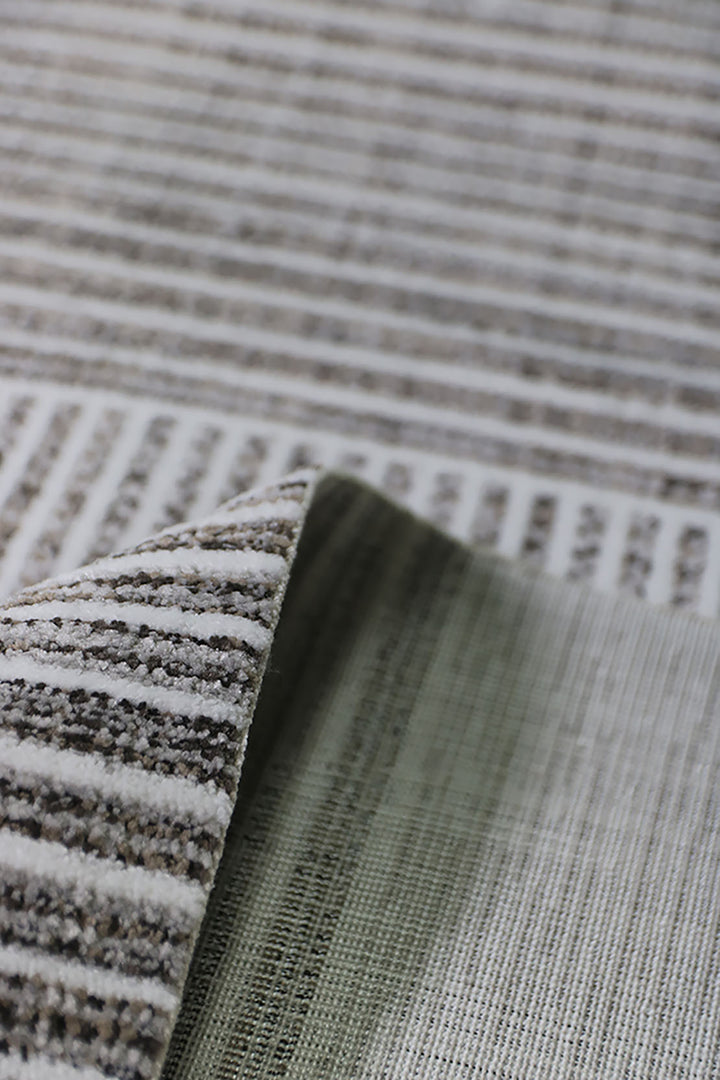 Turkish Modern  Festival Wd Rug  - 6.5 x 9.5 FT - Beige -  Luxurious Woven Masterpiece 50% Off!