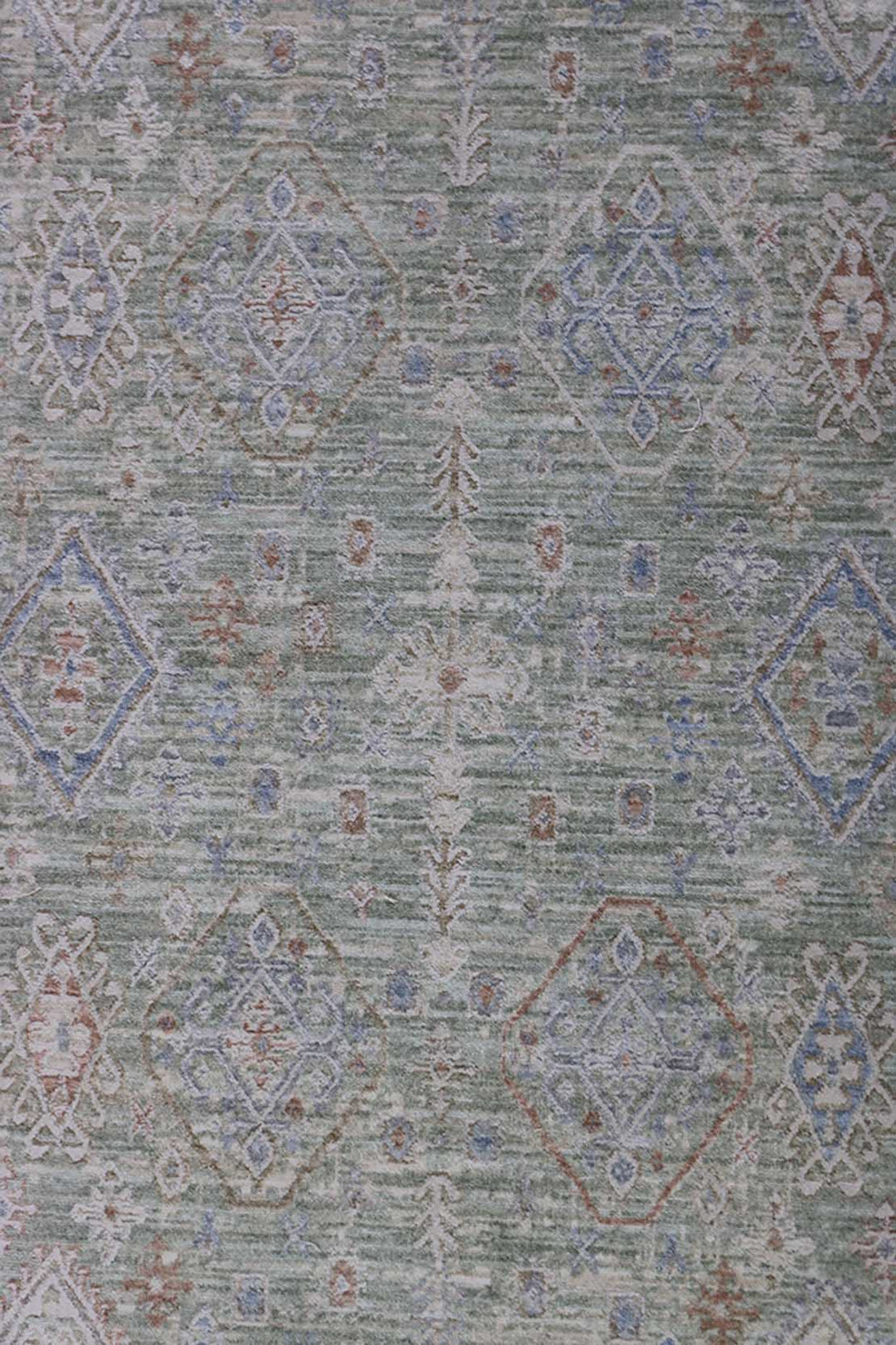 <p>Turkish Modern <strong>Opera Rug</strong>  - Green - 4.9 x 7.8 FT</p>