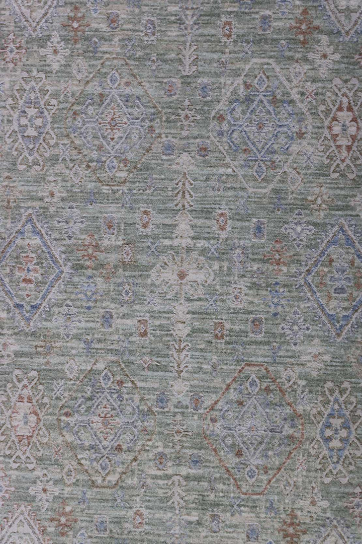 <p>Turkish Modern <strong>Opera Rug</strong>  - Green - 4.9 x 7.8 FT</p>
