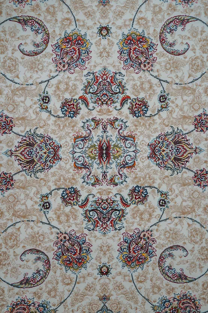Premium Authentic Persian Rug 1200 Reeds - Cream