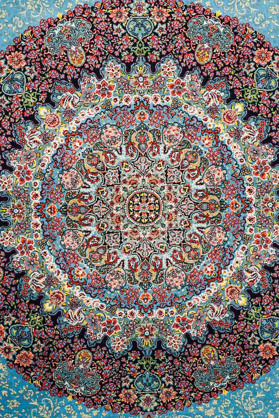 Premium Authentic Persian Rug 1200 Reeds - Blue