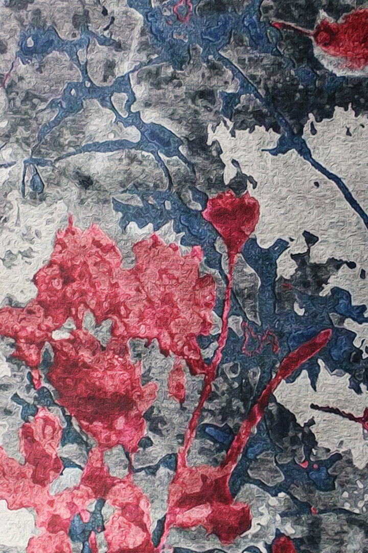Traditional Printed Area Rug – 4 x 5.6 FT – Stylish, Durable & Anti-Slip