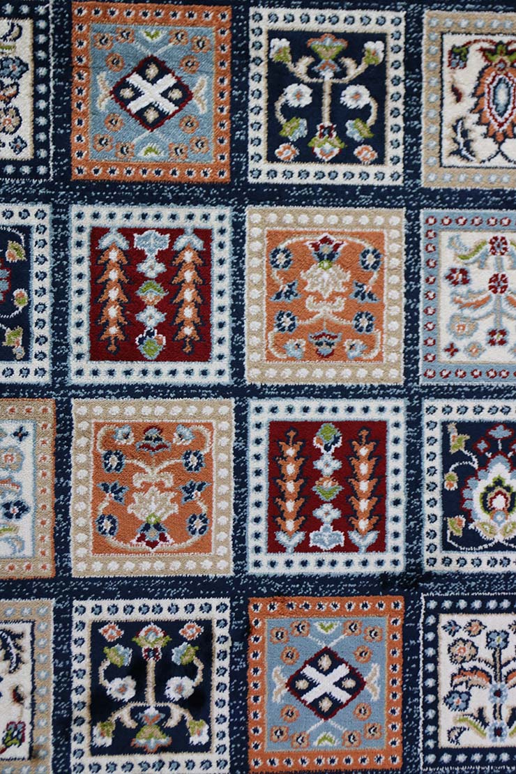 Garnet Rug - Blue - Soft, Durable, and Easy to Clean