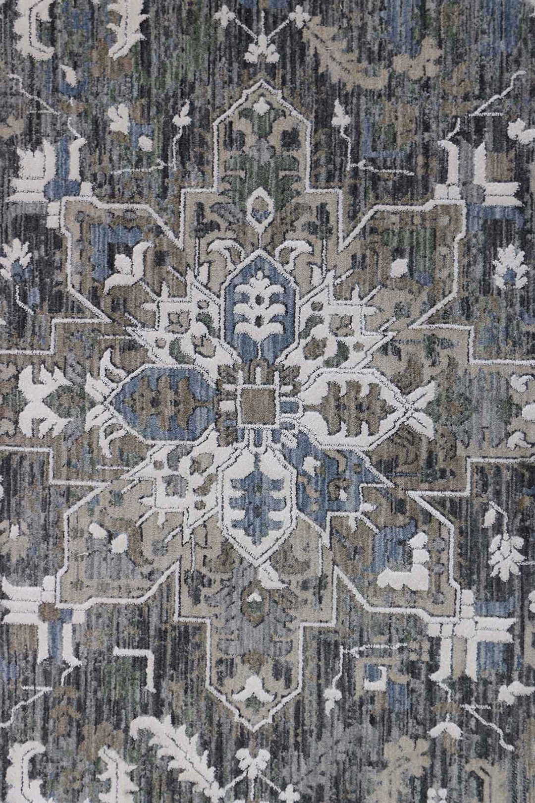 <p>Turkish Modern <strong>Elements Rug</strong>  - Gray - 5.2 x 5.2 FT</p>