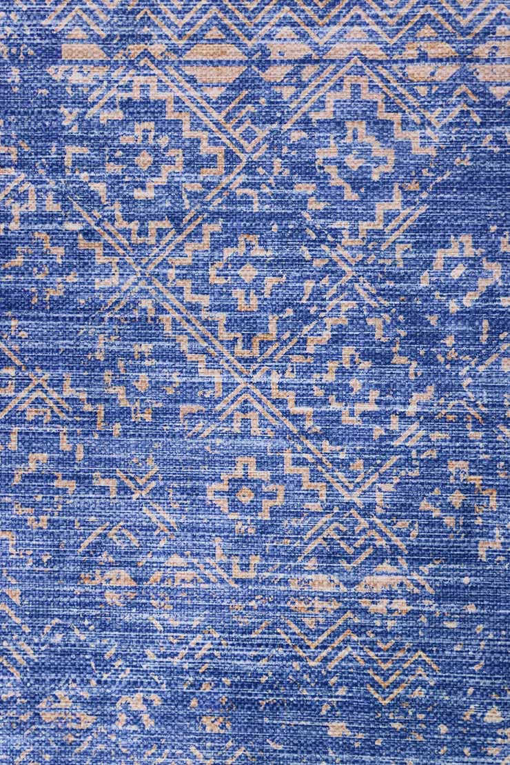 Traditional Printed Area Rug – 4 x 5.6 FT – Stylish, Durable & Anti-Slip