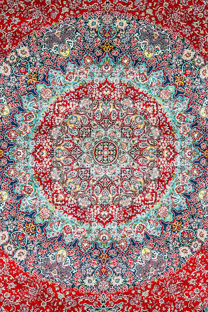Premium Authentic Persian Rug 1200 Reeds - Red
