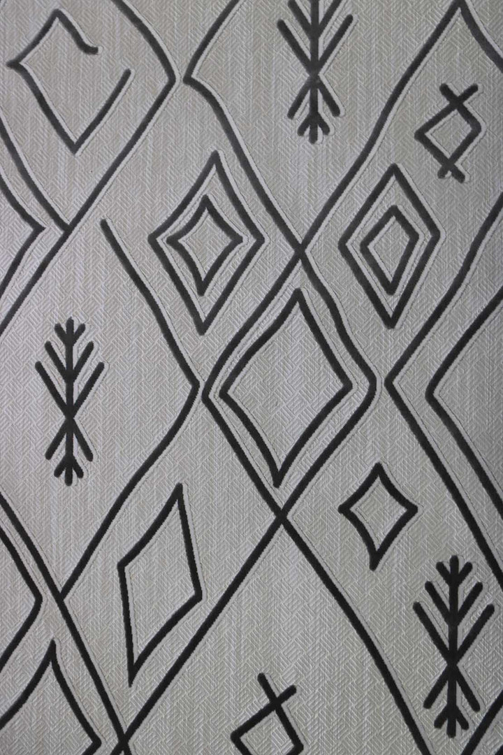 Turkish Modern Festival - 5.2 x 7.5 FT - Cream - Superior Comfort, Modern Style Accent Rugs