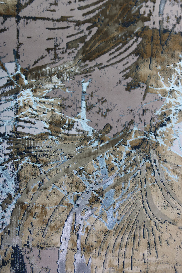 Turkish Modern <strong> Vk-Oasis</strong> Rug - Brown