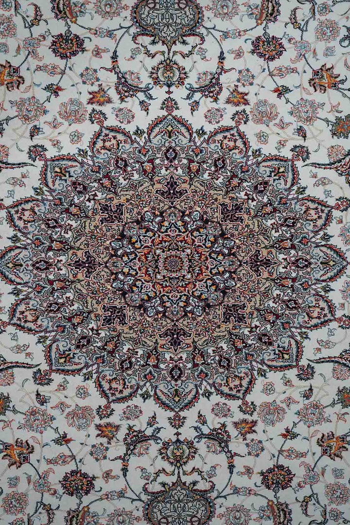 Premium Authentic Persian Rug 1200 Reeds - Cream