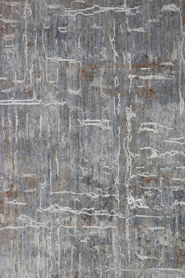 Turkish Modern Festival Viscos Rug - 3.9 x 5.9 FT - Sleek And Minimalist For Chic Interiors