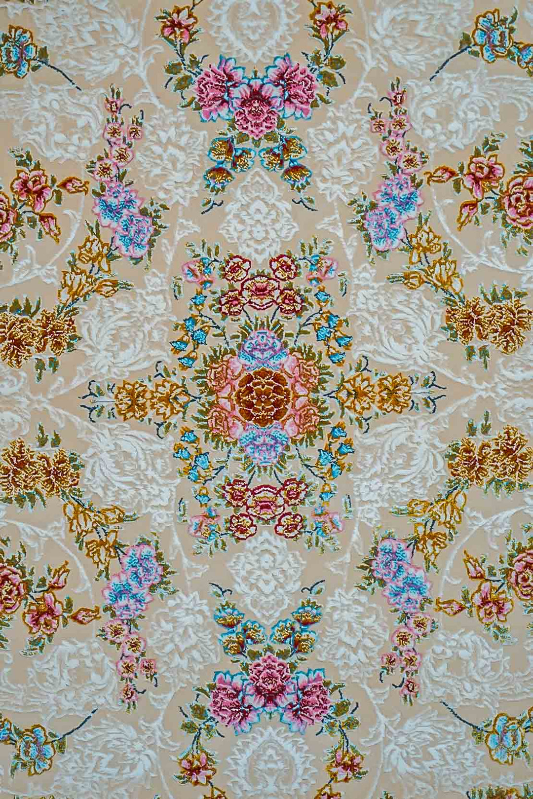 Premium Authentic Persian Rug 1200 Reeds - Cream