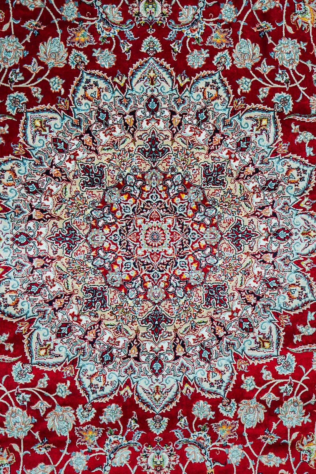 Premium Authentic Persian Rug 1200 Reeds - Red
