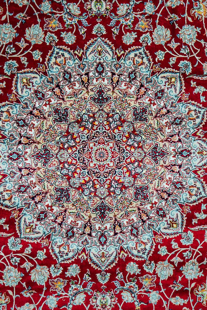 Premium Authentic Persian Rug 1200 Reeds - Red