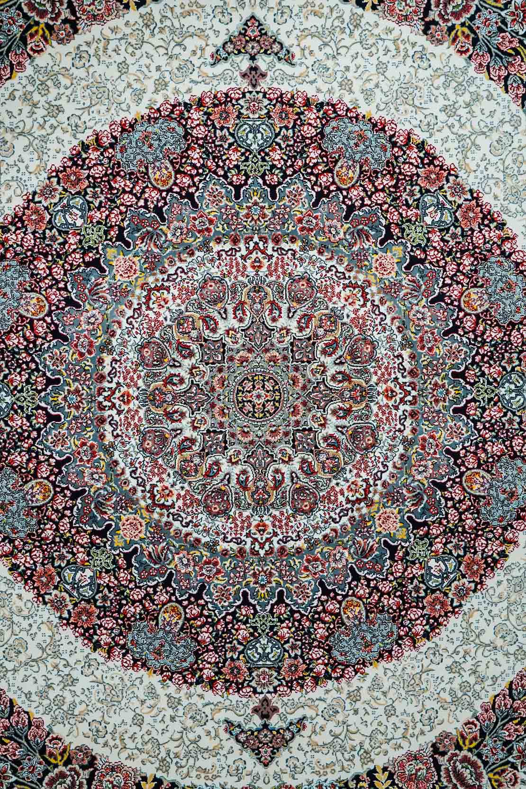 Premium Authentic Persian Rug 1200 Reeds - Cream