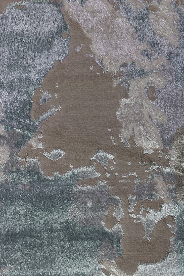 Turkish Matrix Rug - 6.6 x 9.5 FT - Contemporary Abstract Elegance with Premium Quality