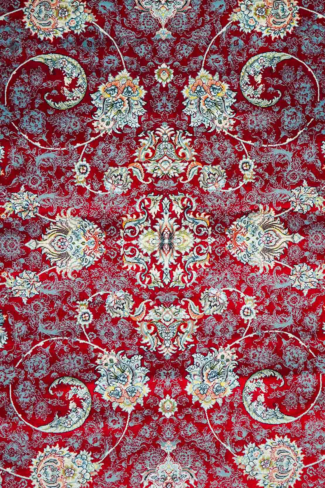 Premium Authentic Persian Rug 1200 Reeds - Red
