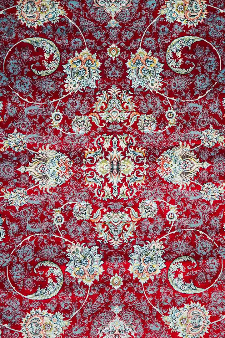 Premium Authentic Persian Rug 1200 Reeds - Red