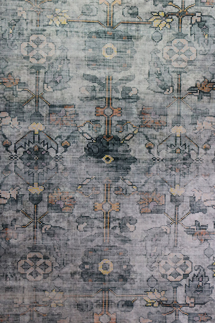 Traditional Printed Area Rug – 5 x 8.3 FT – Stylish, Durable & Anti-Slip