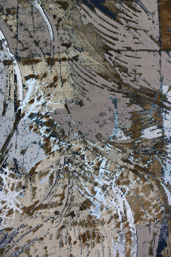 Turkish Modern <strong> Vk-Oasis</strong> Rug - Brown