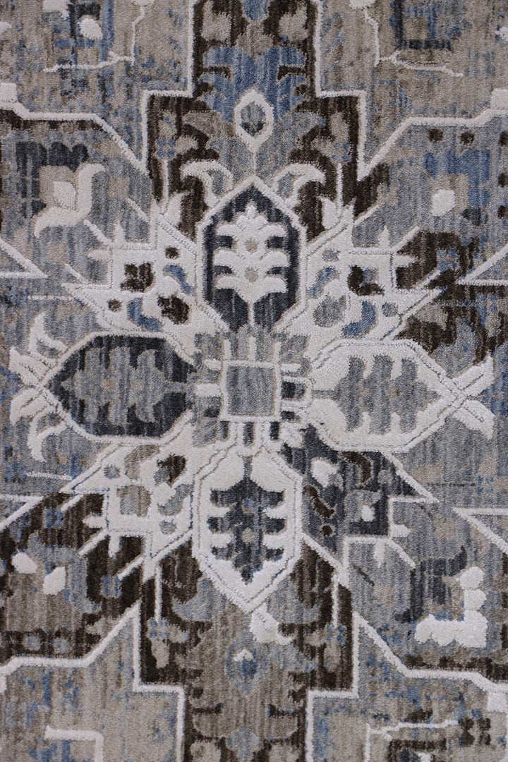 <p>Turkish Modern <strong>Elements Rug</strong>  - Beige - 5.2 x 5.2 FT</p>