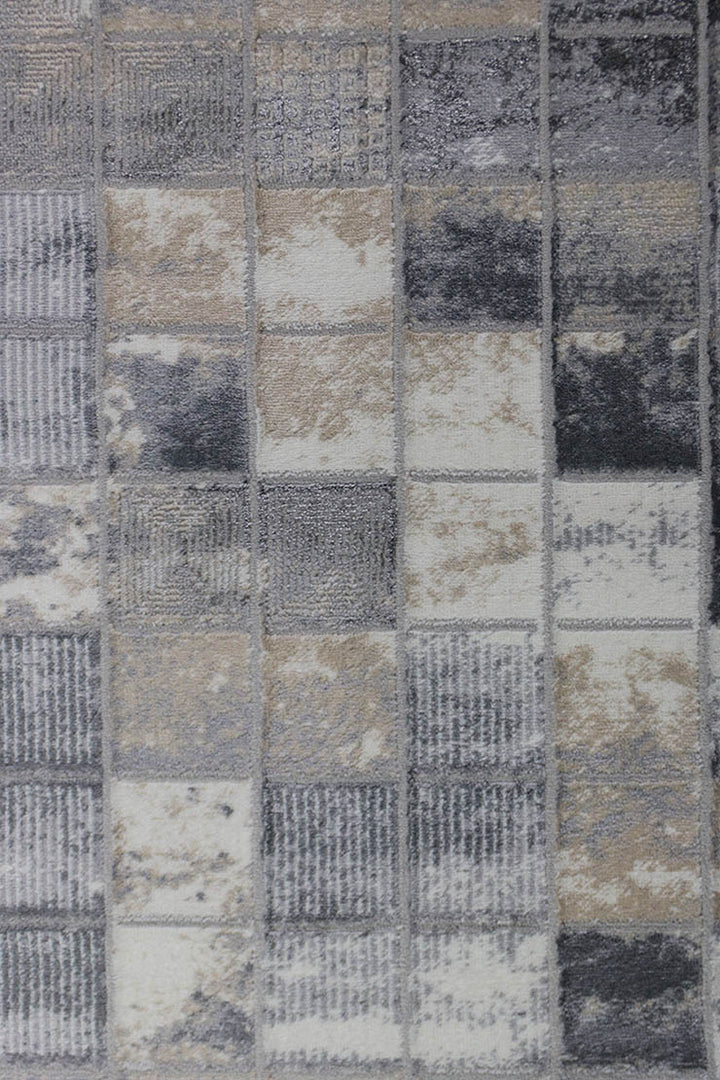 Turkish Modern Expression Rug - 4.1 x 5.6 FT - Superior Comfort, Modern Style Accent Rugs