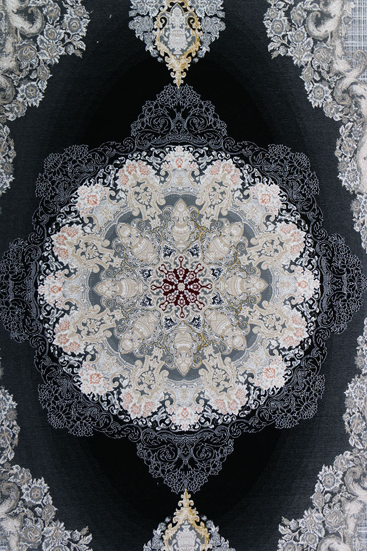 Premium Authentic Iranian Persian Rug 1200 Reeds - 6.6 x 9.8 FT - Elegant Luxury Carpet