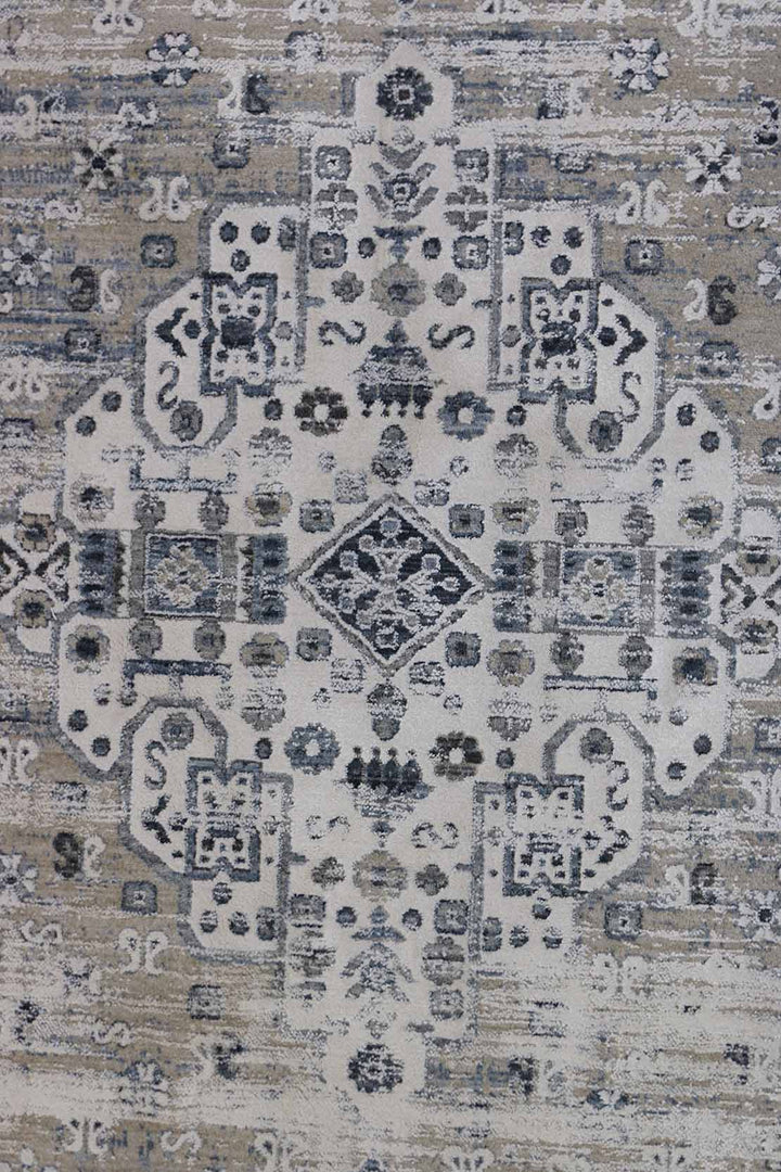 <p>Turkish Modern <strong>Elements Rug</strong>  - Blue - 6.5 x 9.8 FT</p>