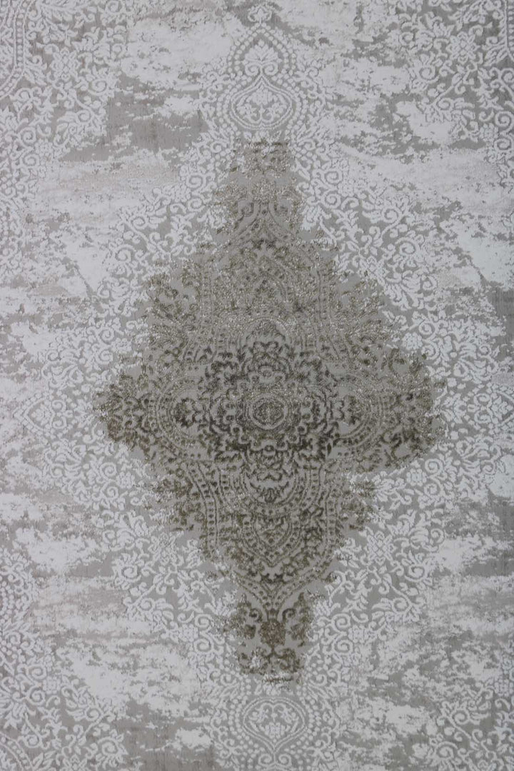 Turkish Modern Festival - 5.2 x 7.5 FT - Gray - Superior Comfort, Modern Style Accent Rugs