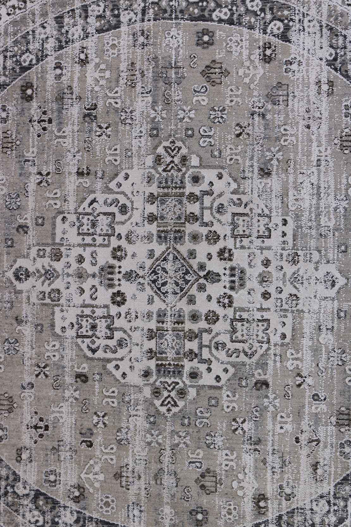 <p>Turkish Modern <strong>Elements Rug</strong>  - Beige - 5.2 x 5.2 FT</p>