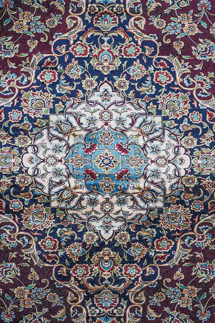 Premium Abrisham Persian Rug 1200 Reeds - Red